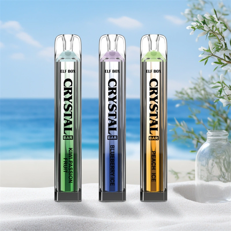 Elf Box Crystal Bar 600 Puffs Wholesale Disposable Vape Pen Electronic Cigarette 2ML Pod Crystal Puff 600 500mah Battery Vaper