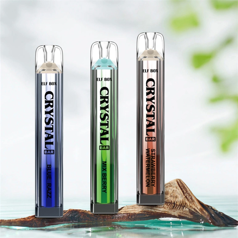 Elf Box Crystal Bar 600 Puffs Wholesale Disposable Vape Pen Electronic Cigarette 2ML Pod Crystal Puff 600 500mah Battery Vaper