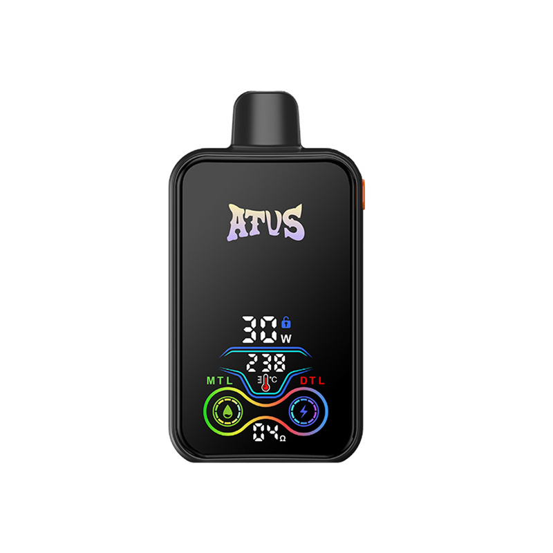 ATVS Warship 25000 Puffs Smart Full Screen Wholesale Disposable Vape Puff 25k Adjustable Airflow Pod