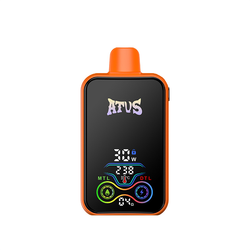 ATVS Warship 25000 Puffs Smart Full Screen Wholesale Disposable Vape Puff 25k Adjustable Airflow Pod