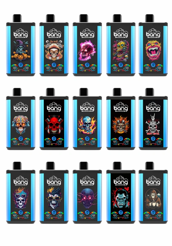 Bang 30000 Puffs Big Screen Double Flavors Wholesale Vape Disposable Electronic Cigarette 550mah Rechargeable 1.0ohm Mesh Coil 36ml Pod Pen