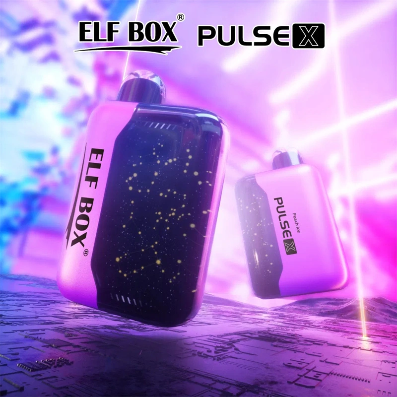 ELF BOX Pulse X 15000 25000 Puffs Disposable E Cigarettes Double Mode Dual Mesh Coil LED Display 0% 2% 3% 5% 18ml Prefilled Pod 650mah Rechargeable Battery Puff 15k 25k Pen