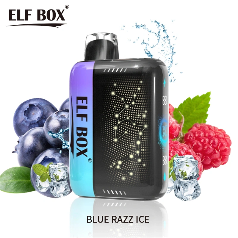 ELF BOX Pulse X 15000 25000 Puffs Disposable E Cigarettes Double Mode Dual Mesh Coil LED Display 0% 2% 3% 5% 18ml Prefilled Pod 650mah Rechargeable Battery Puff 15k 25k Pen