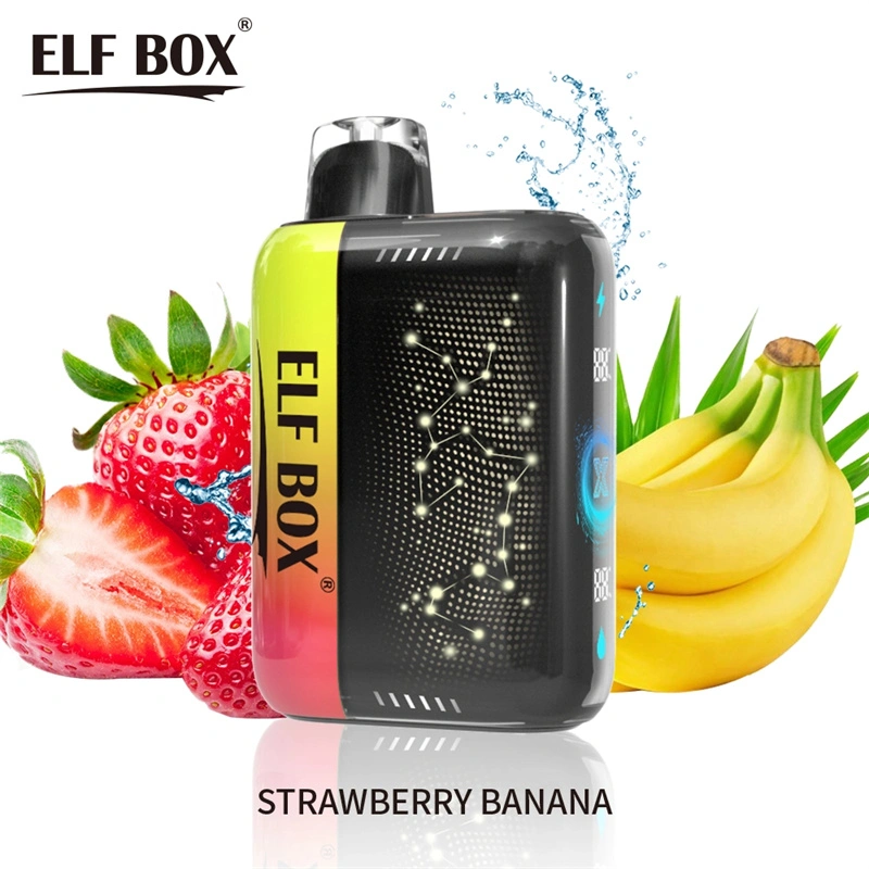 ELF BOX Pulse X 15000 25000 Puffs Disposable E Cigarettes Double Mode Dual Mesh Coil LED Display 0% 2% 3% 5% 18ml Prefilled Pod 650mah Rechargeable Battery Puff 15k 25k Pen