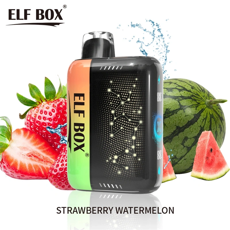 ELF BOX Pulse X 15000 25000 Puffs Disposable E Cigarettes Double Mode Dual Mesh Coil LED Display 0% 2% 3% 5% 18ml Prefilled Pod 650mah Rechargeable Battery Puff 15k 25k Pen