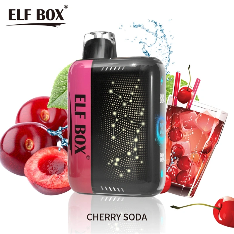 ELF BOX Pulse X 15000 25000 Puffs Disposable E Cigarettes Double Mode Dual Mesh Coil LED Display 0% 2% 3% 5% 18ml Prefilled Pod 650mah Rechargeable Battery Puff 15k 25k Pen