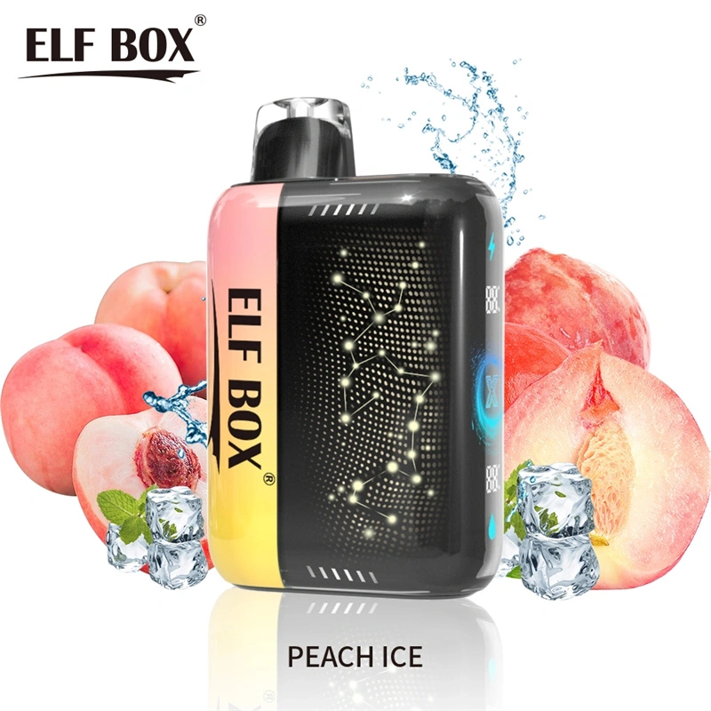 ELF BOX Pulse X 15000 25000 Puffs Disposable E Cigarettes Double Mode Dual Mesh Coil LED Display 0% 2% 3% 5% 18ml Prefilled Pod 650mah Rechargeable Battery Puff 15k 25k Pen