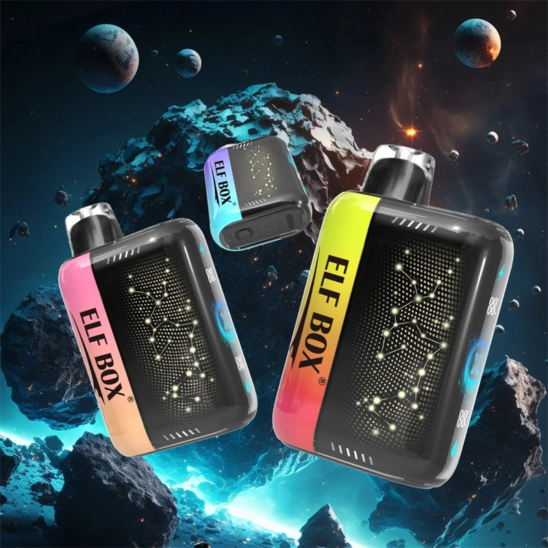 ELF BOX Pulse X 15000 25000 Puffs Disposable E Cigarettes Double Mode Dual Mesh Coil LED Display 0% 2% 3% 5% 18ml Prefilled Pod 650mah Rechargeable Battery Puff 15k 25k Pen