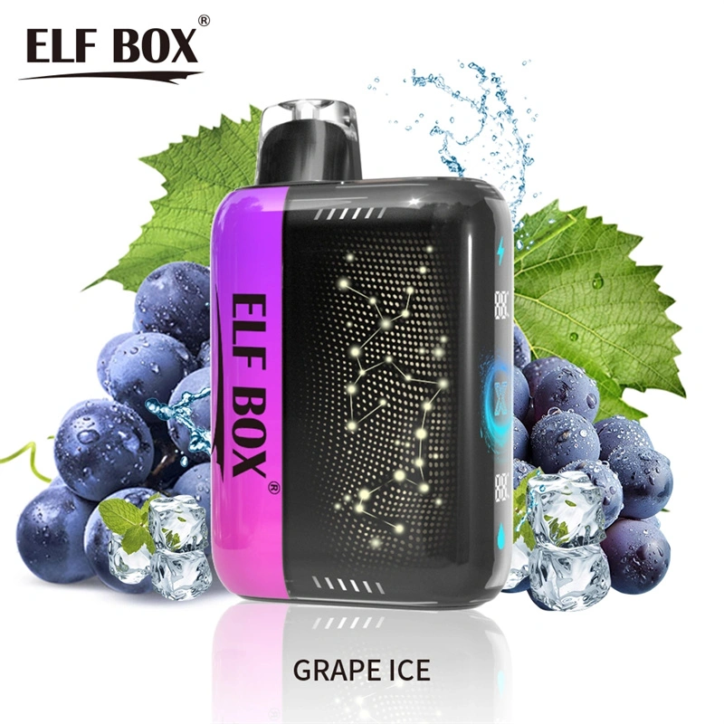 ELF BOX Pulse X 15000 25000 Puffs Disposable E Cigarettes Double Mode Dual Mesh Coil LED Display 0% 2% 3% 5% 18ml Prefilled Pod 650mah Rechargeable Battery Puff 15k 25k Pen