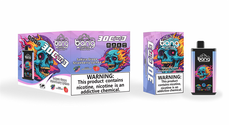 Bang 30000 Puffs Pro Big Screen Double Flavors Wholesale Vape Disposable Electronic Cigarette 550mah Rechargeable 1.0ohm Mesh Coil 36ml Pod Pen