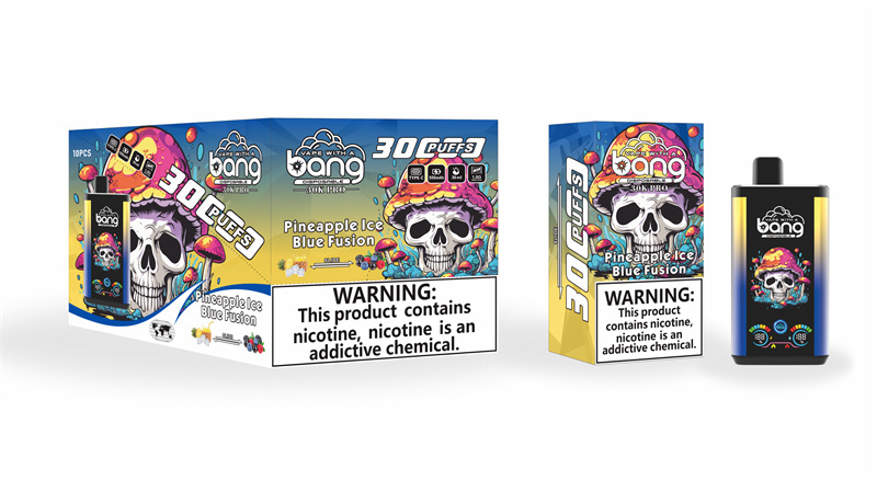 Bang 30000 Puffs Pro Big Screen Double Flavors Wholesale Vape Disposable Electronic Cigarette 550mah Rechargeable 1.0ohm Mesh Coil 36ml Pod Pen