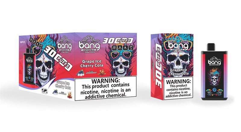 Bang 30000 Puffs Pro Big Screen Double Flavors Wholesale Vape Disposable Electronic Cigarette 550mah Rechargeable 1.0ohm Mesh Coil 36ml Pod Pen
