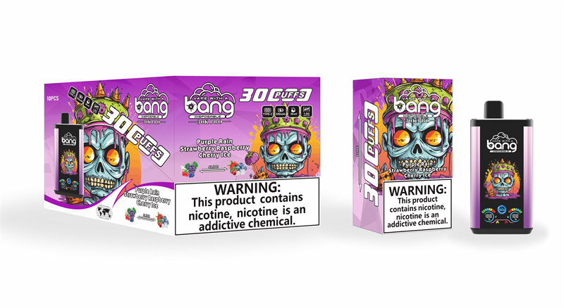 Bang 30000 Puffs Pro Big Screen Double Flavors Wholesale Vape Disposable Electronic Cigarette 550mah Rechargeable 1.0ohm Mesh Coil 36ml Pod Pen