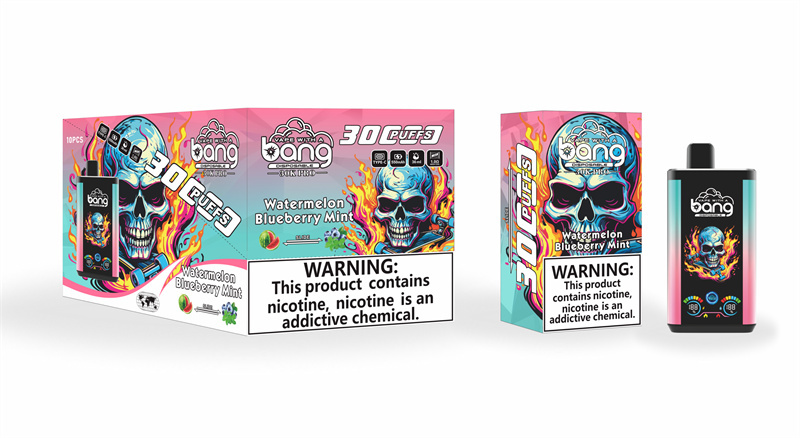 Bang 30000 Puffs Pro Big Screen Double Flavors Wholesale Vape Disposable Electronic Cigarette 550mah Rechargeable 1.0ohm Mesh Coil 36ml Pod Pen