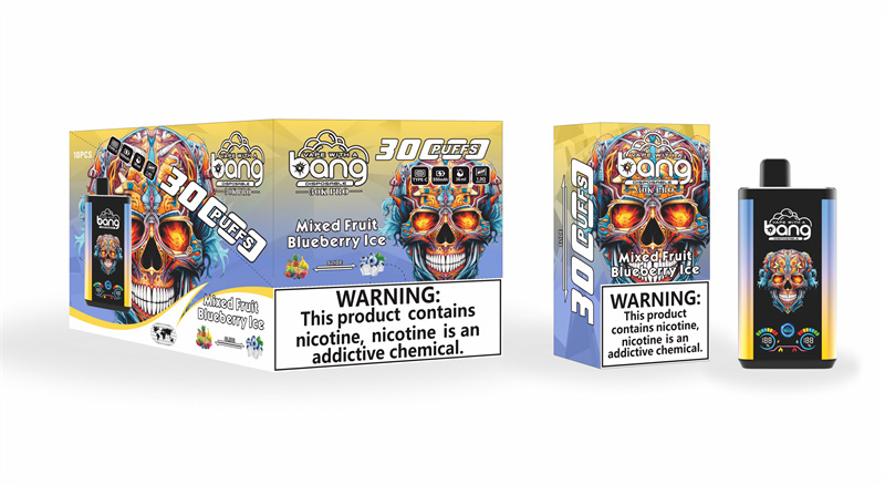 Bang 30000 Puffs Pro Big Screen Double Flavors Wholesale Vape Disposable Electronic Cigarette 550mah Rechargeable 1.0ohm Mesh Coil 36ml Pod Pen