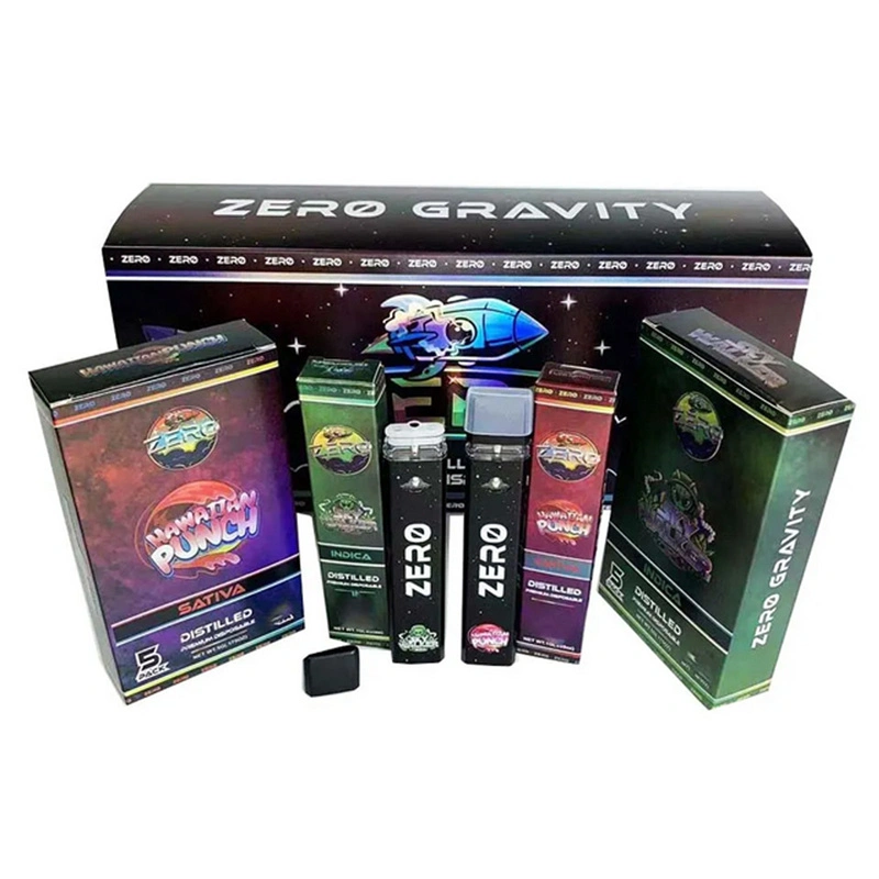 Zero Disposable Vape Pen 1.0ML Empty Pod Wholesale E Cigarette Vaporizer 300 mAh Rechargeable Battery Packaging