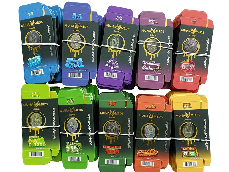 Muha Meds Disposable Vape Pen 2.0ML Empty Pod Wholesale E Cigarette Vaporizer 350 mAh Rechargeable Battery