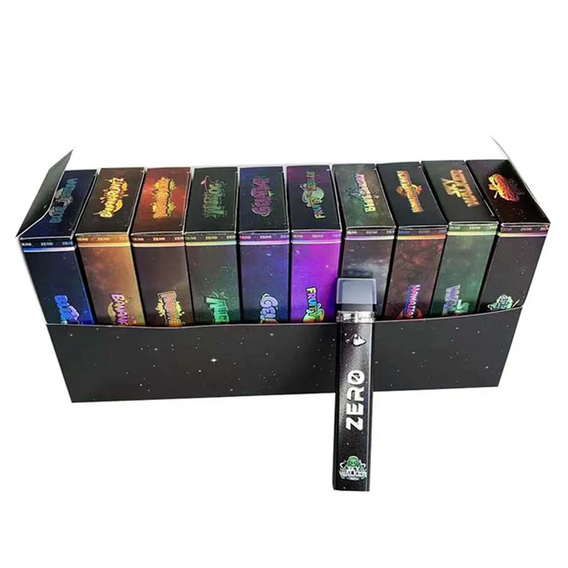 Zero Disposable Vape Pen 1.0ML Empty Pod Wholesale E Cigarette Vaporizer 300 mAh Rechargeable Battery Packaging