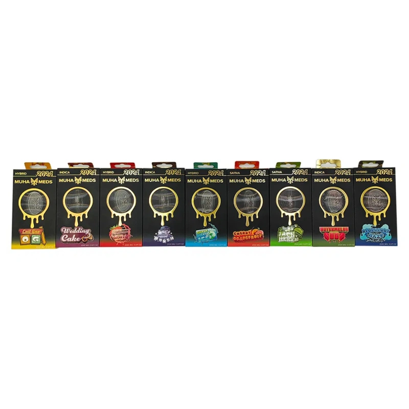 Muha Meds Disposable Vape Pen 2.0ML Empty Pod Wholesale E Cigarette Vaporizer 350 mAh Rechargeable Battery