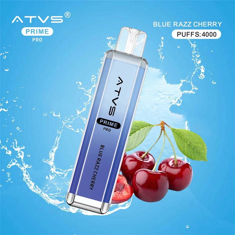 ATVS Prime Pro 4000 Puffs Wholesale Vape Disposable Electronic Cigarette 10ML Mesh Coil Pod Puff 4k 1500mah Battery Crystal Vaper Pen