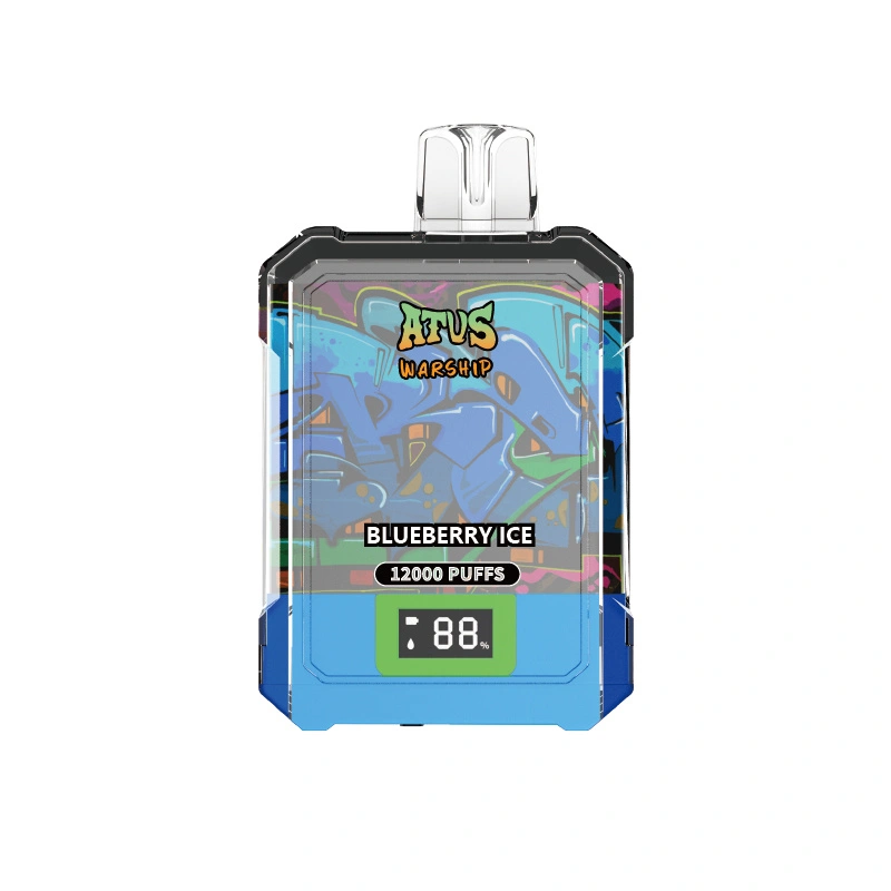 ATVS Warship 12000 Puffs Smart Screen Wholesale Disposable Vape Pod Puff 12k Adjustable Airflow