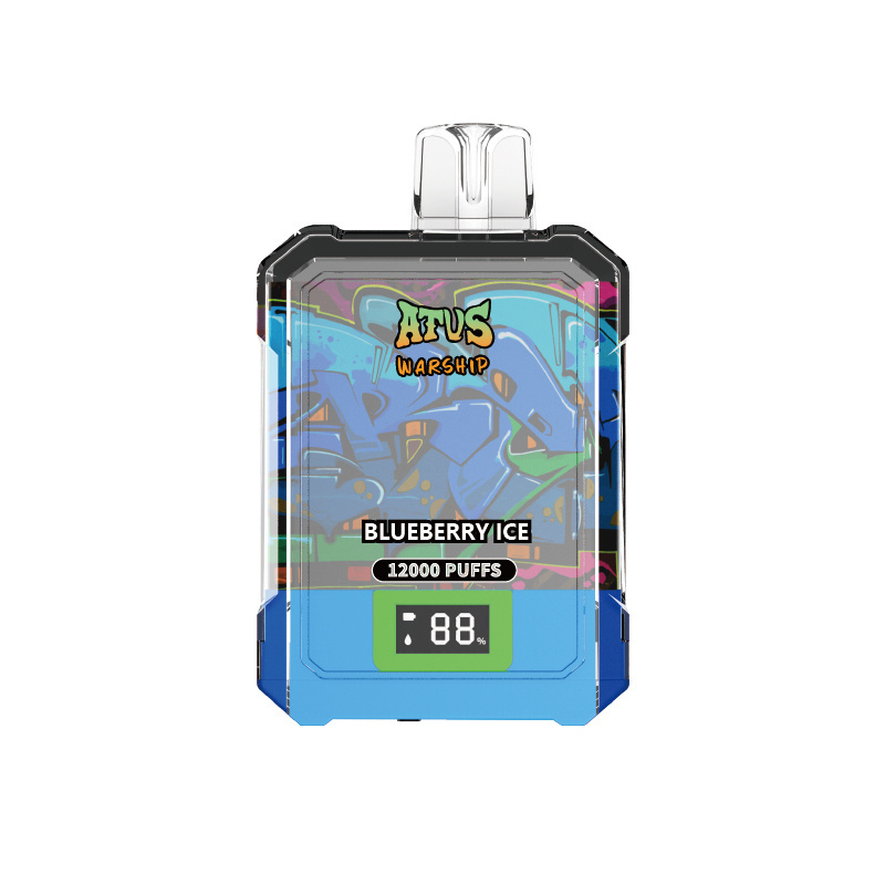 ATVS Warship 12000 Puffs Smart Screen Wholesale Disposable Vape Pod Puff 12k Adjustable Airflow