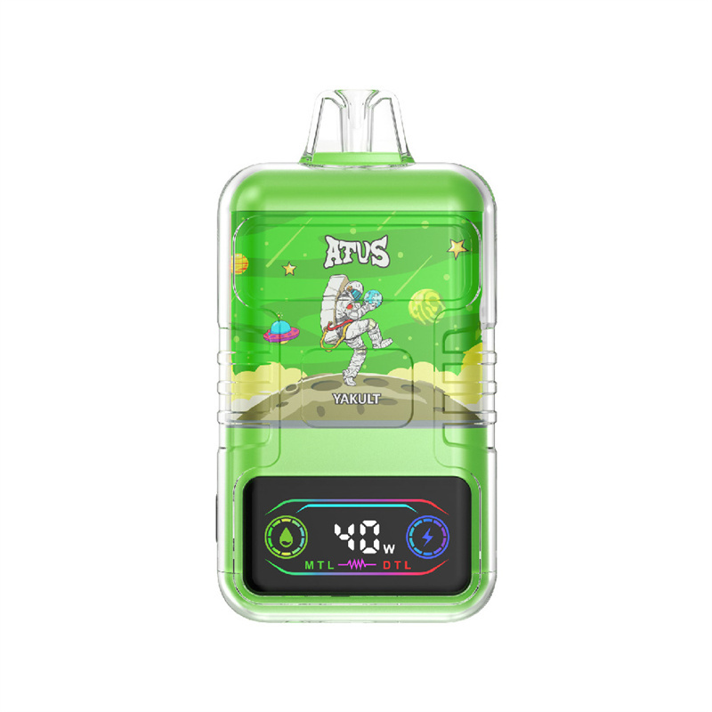 ATVS Warship 30000 Puffs Smart Screen Wholesale Vape Disposable Electronic Cigarette 30ML Dual Mesh Coil Pod Puff 30k Adjustable Airflow 1000mah Battery Vaper Shisha Flavors Pen