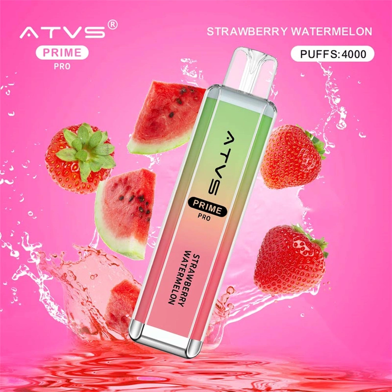 ATVS Prime Pro 4000 Puffs Wholesale Vape Disposable Electronic Cigarette 10ML Mesh Coil Pod Puff 4k 1500mah Battery Crystal Vaper Pen
