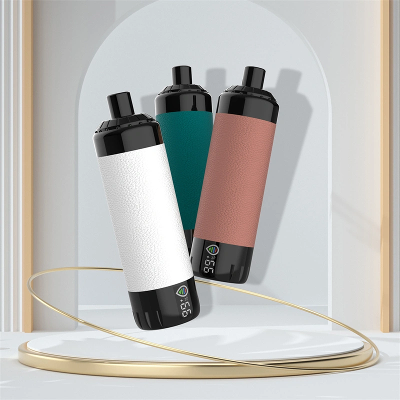 Breze BS Kingmax Pro 18000 Puffs LED Digital Screen Wholesale Vape Disposable Electronic Cigarettes Puff 18k 24ML Pod Mesh Coil Sub-ohm Adjustable Airflow DTL Leather Vaper 600mah Rechargeable Battery
