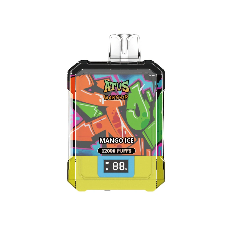 ATVS Warship 12000 Puffs Smart Screen Wholesale Disposable Vape Pod Puff 12k Adjustable Airflow