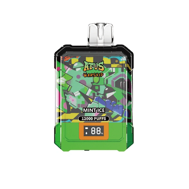 ATVS Warship 12000 Puffs Smart Screen Wholesale Disposable Vape Pod Puff 12k Adjustable Airflow