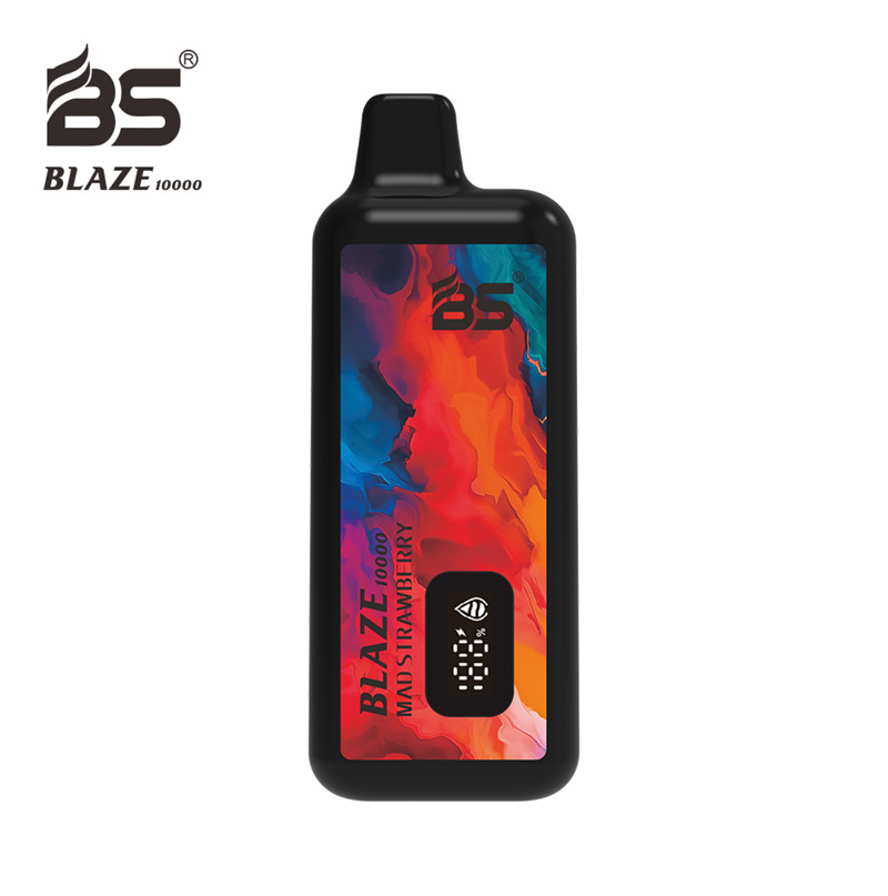 Breze BS Blaze 10000 Puffs LED Digital Screen Disposable Vape E Cigarettes Puff 10k Pod