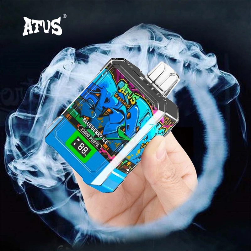 ATVS Warship 12000 Puffs Smart Screen Wholesale Disposable Vape Pod Puff 12k Adjustable Airflow