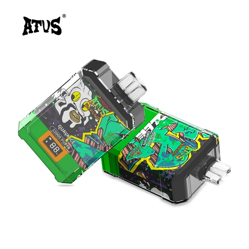 ATVS Warship 12000 Puffs Smart Screen Wholesale Disposable Vape Pod Puff 12k Adjustable Airflow