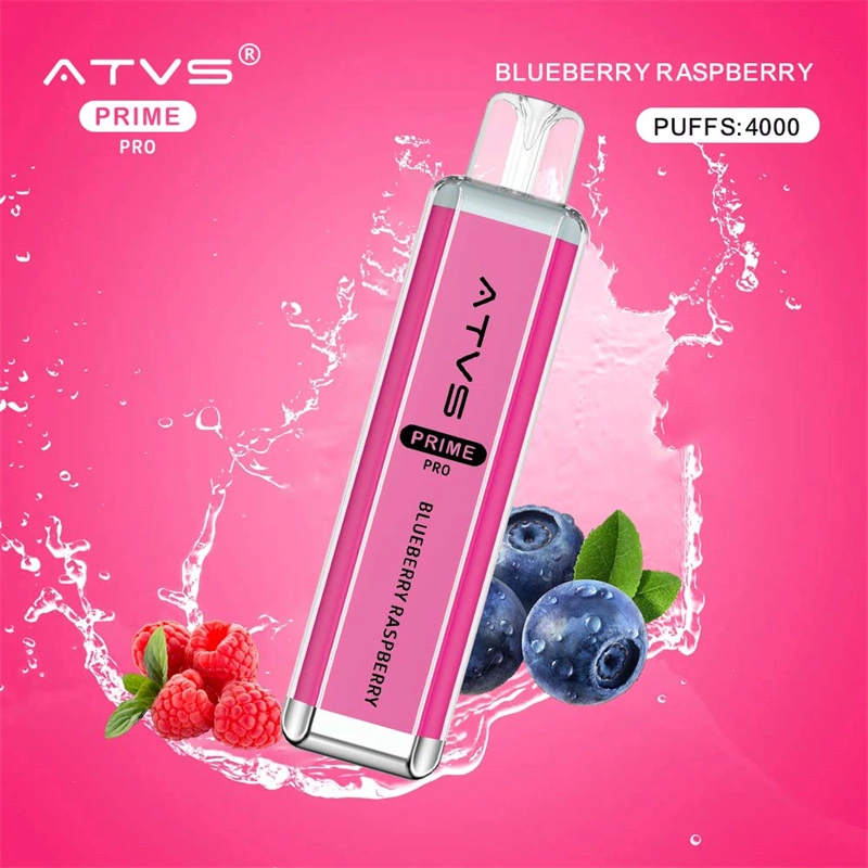 ATVS Prime Pro 4000 Puffs Wholesale Vape Disposable Electronic Cigarette 10ML Mesh Coil Pod Puff 4k 1500mah Battery Crystal Vaper Pen