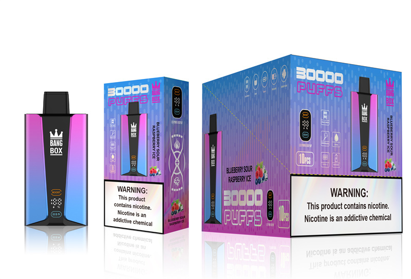 Bang Box 30000 Puffs Smart Screen Disposable E Cigarettes Vape Puff 30k Prefilled Pod
