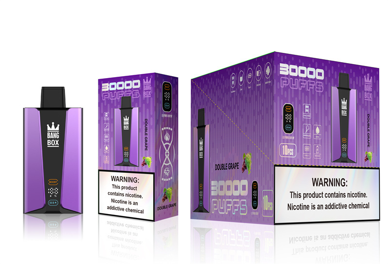 Bang Box 30000 Puffs Smart Screen Disposable E Cigarettes Vape Puff 30k Prefilled Pod