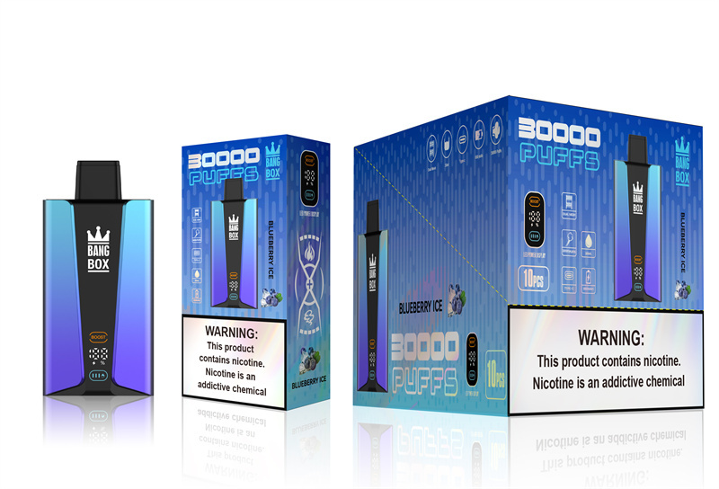 Bang Box 30000 Puffs Smart Screen Disposable E Cigarettes Vape Puff 30k Prefilled Pod
