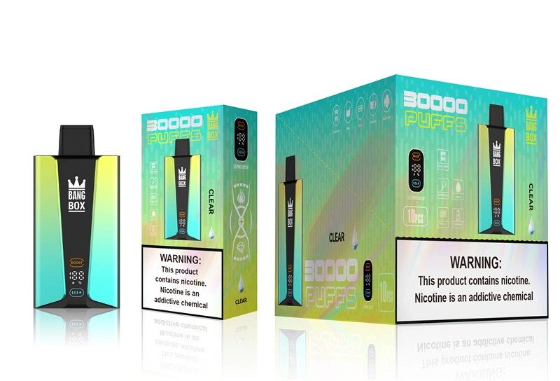 Bang Box 30000 Puffs Smart Screen Disposable E Cigarettes Vape Puff 30k Prefilled Pod