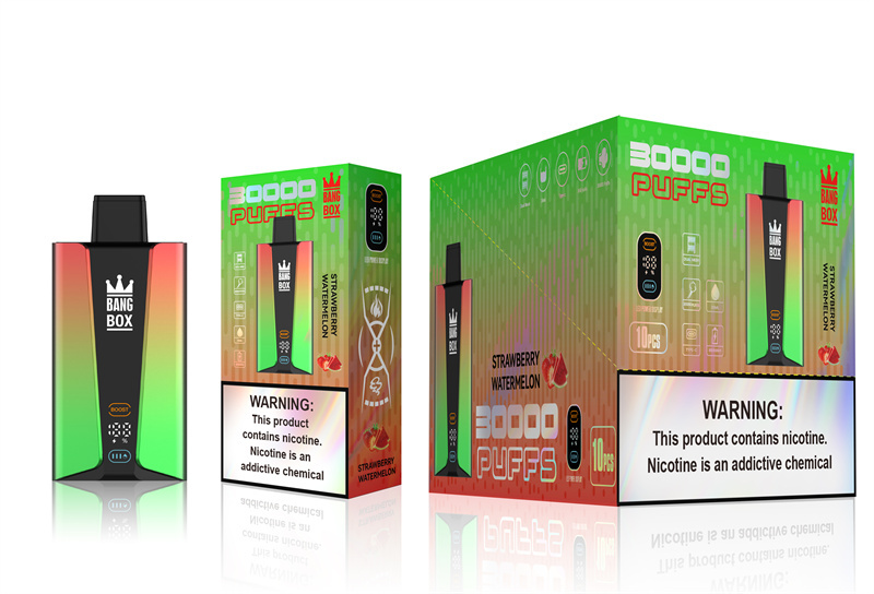 Bang Box 30000 Puffs Smart Screen Disposable E Cigarettes Vape Puff 30k Prefilled Pod