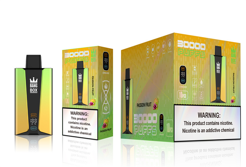 Bang Box 30000 Puffs Smart Screen Disposable E Cigarettes Vape Puff 30k Prefilled Pod