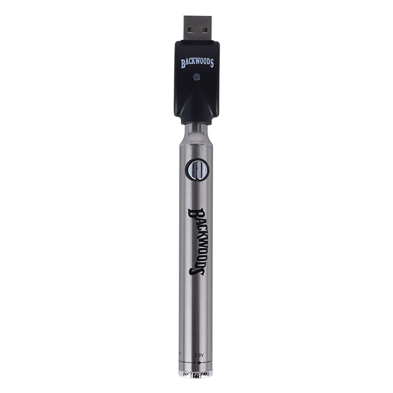 Backwoods Battery 30Pcs Display Box 900mAh Variable Voltage Preheat Batteries Vape Pen Fit 510 Thread Cartridges