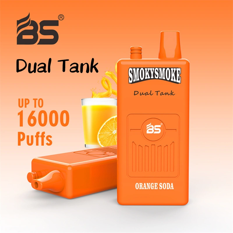 Breze Stiik BS Smoky Smoke 16000 Puffs Disposable Vape Wholesale Electronic Cigarettes Puff 16k 14ml Mesh Coil Pod 850mah Rechargeable Air-adjustable 26 Flavors Available Pen