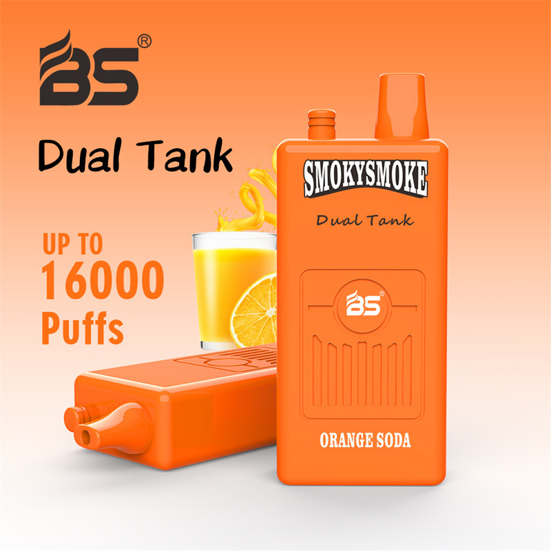 Breze Stiik BS Smoky Smoke 16000 Puffs Disposable Vape Wholesale Electronic Cigarettes Puff 16k 14ml Mesh Coil Pod 850mah Rechargeable Air-adjustable 26 Flavors Available Pen