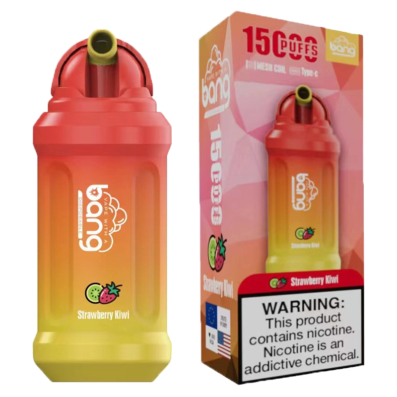 Bang 15000 Puffs Vape Disposable E Cigarettes Puff 15k 0% 2% 3% 5% 23ml Prefilled Pod Mesh Coil 650mah Rechargeable Battery Vaper Pen