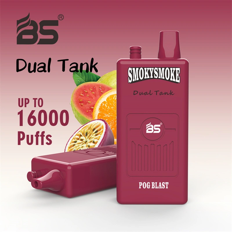 Breze Stiik BS Smoky Smoke 16000 Puffs Disposable Vape Wholesale Electronic Cigarettes Puff 16k Prefilled Pod Dual Tank
