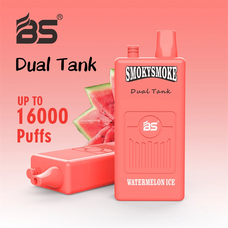 Breze Stiik BS Smoky Smoke 16000 Puffs Disposable Vape Wholesale Electronic Cigarettes Puff 16k Prefilled Pod Dual Tank