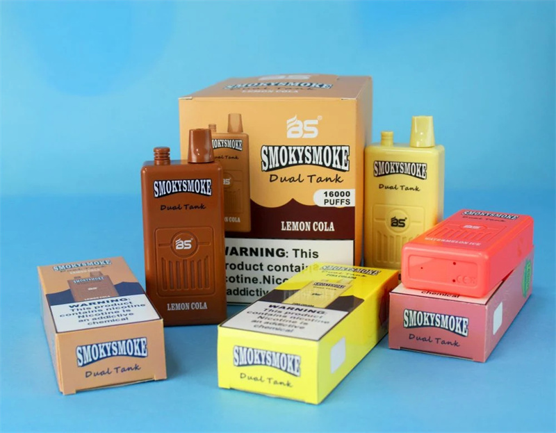 Breze Stiik BS Smoky Smoke 16000 Puffs Disposable Vape Wholesale Electronic Cigarettes Puff 16k 14ml Mesh Coil Pod 850mah Rechargeable Air-adjustable 26 Flavors Available Pen