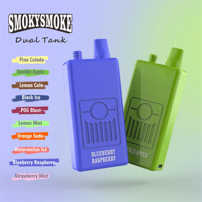 Breze Stiik BS Smoky Smoke 16000 Puffs Disposable Vape Wholesale Electronic Cigarettes Puff 16k 14ml Mesh Coil Pod 850mah Rechargeable Air-adjustable 26 Flavors Available Pen
