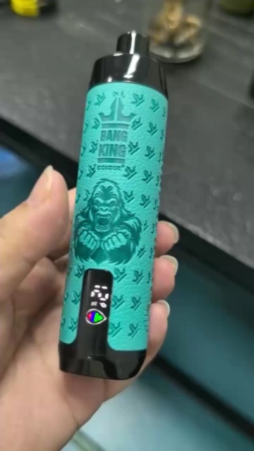 Bang King 18000 Puffs LED Screen Disposable Vape Electronic Cigarette Leather Shisha Flavors